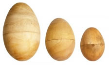 wooden egg shakers